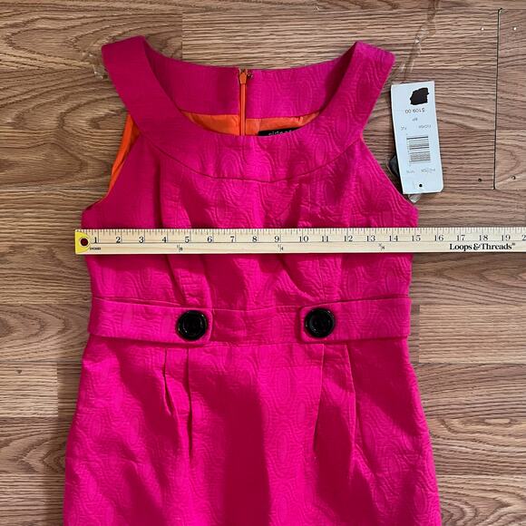 NWT Robbie Bee Pink Mini Dress 8P | Y2K Barbiecore Retro Mod Cocktail Elle Woods - Picture 4 of 6